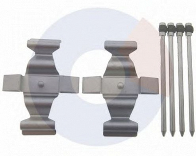 CARRAB BRAKE PARTS 2518 -  Комплектующие, колодки дискового тормоза